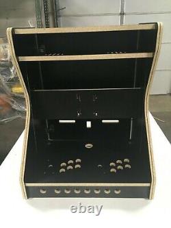 Extra Wide Bartop Arcade Cabinet Deluxe Kit Easy Assembly, for Upto 25 Mon