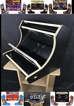 Extra Wide Bartop Arcade Cabinet Kit for 22 Monitor With Graphics Set