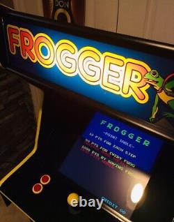 FROGGER Custom 1/4 Scale Arcade Machine (60-in-1 Classic Games) with Coin Door