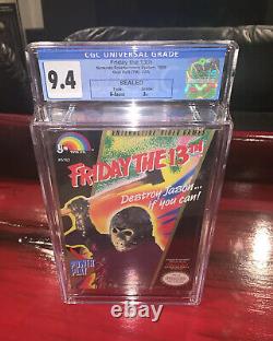 Friday the 13th (1989) Nintendo NES Brand New Factory Sealed A+ CGC 9.4 Not Wata