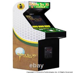 Golden Tee Arcade Cabinet 3D Edition 8-IN-1, 19 Inch Screen, 66 Inch Tall