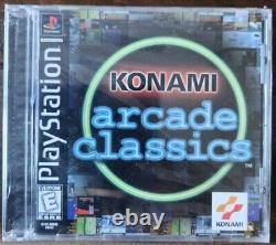 Konami Arcade Classics (Sony PlayStation 1, 1999) Brand New, Factory Sealed