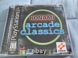 Konami Arcade Classics (Sony PlayStation 1, 1999) New And SEALED! Rare
