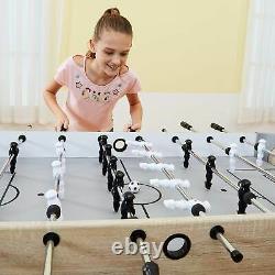 Lancaster Gaming Vogue 54 Arcade Style Foosball Soccer Table with Beaded Scoring