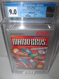 Mario Bros Atari 2600 1983 Brand New Sealed! Cgc 9.0 First Production Very Rare
