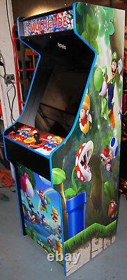 Mario Themed Multicade Arcade Cabinet Lots of Games! Simpsons XMen TNMT 3,000