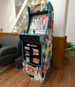 Marvel Vs Capcom Arcade 1UP Machine Cabinet Stool Riser 5 Games LIMITED EDITION