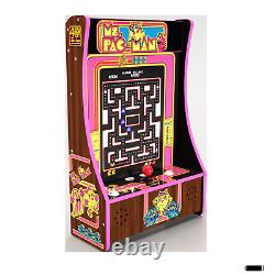Ms. PAC-MAN Arcade1UP Partycade 8-in-1 Arcade Gaming System Includes 8 Games New