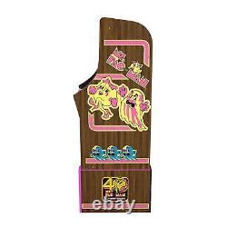 Ms. Pac Man 40th Anniversary 10-IN-1 Video Arcade Machine With Riser Galaga New