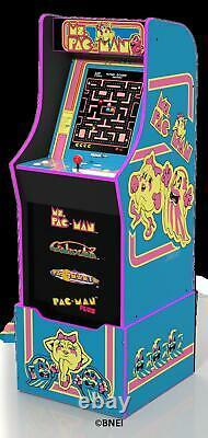Ms Pacman Arcade Machine with Riser Retro Arcade Cabinet Arcade 1UP New 4 Games