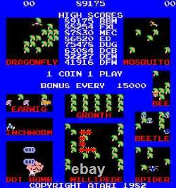 Multipede (Centipede and Millipede) Multigame Free Play and High Score Save Kit