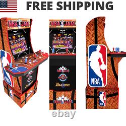 NBA Jam Arcade Cabinet Retro Arcade 1UP Light Up Marquee Arcade Machine Wi Fi