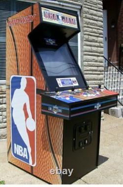 NBA Jam Arcade Video Game- Lot of new parts, new 32 LCD Monitor- Sharp
