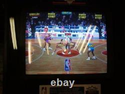 NBA Jam Arcade Video Game- Lot of new parts, new 32 LCD Monitor- Sharp