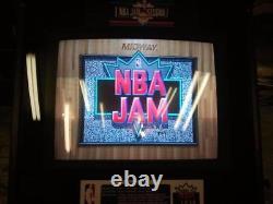 NBA Jam Full Size Coin Op Arcade Video Game- All New Parts, New 32 LCD Monitor