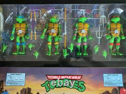 NECA 2016 SDCC TMNT Arcade Game 4-Figure Set Teenage Mutant Ninja Turtles Sealed