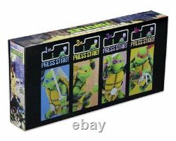 NECA 2016 SDCC TMNT Arcade Game 4-Figure Set Teenage Mutant Ninja Turtles Sealed