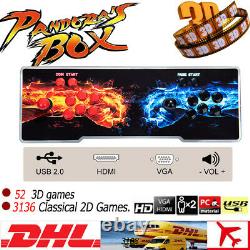 NEW 20S 3D Pandora Box Home Arcade Video Games 4263 in 1 Games Retro HD Video US