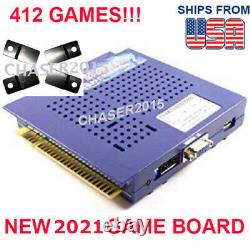 NEW 412 in 1 Multi Game PCB Board JAMMA Arcade Blue Elf VGA VERTICAL US SELLER