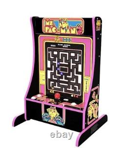 NEW Arcade1UP Ms. Pac-Man Partycade, 10 Games And Lit Marquee