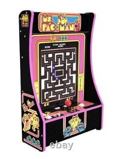 NEW Arcade1UP Ms. Pac-Man Partycade, 10 Games And Lit Marquee