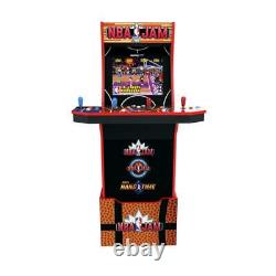 NEW Arcade1Up NBA Jam LIGHT-UP MARQUEE Arcade CABINET W' WiFi 3 GAMES IN 1