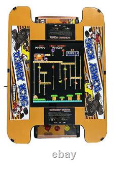 NEW Donkey Kong Ms. PacMan Arcade Machine Galaga Upgraded 60 in 1 Cocktail Table