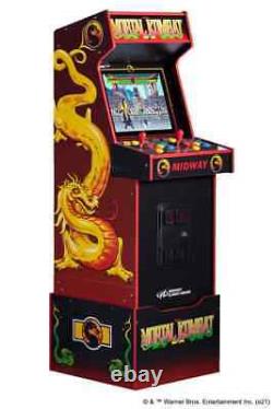 NEW Mortal Kombat Arcade Machine Midway Legacy 30th Anniversary Edition with Riser