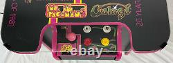 NEW Ms PacMan Black Galaga 20th Anniversary Cocktail Table Multicade 60 Games