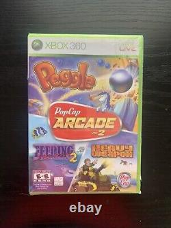 NEW! PopCap Arcade Vol. 2 Xbox 360 Peggle Feeding Frenzy 2 Heavy Weapon Pop Cap