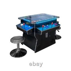NEW Premier 3-Sided Cocktail Arcade 3000 Games, 26 LCD Monitor, LED Lighting