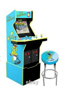NEW Simpsons Arcade Machine with Riser & Light Up Marquee