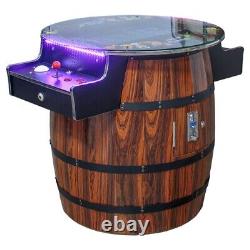NEW Wine Barrel Arcade with Trackball 516 Games