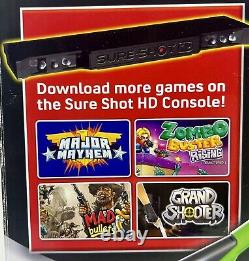 NIB Big Buck Hunter Pro + Safari Bundle Plug & Play TV Arcade Game Guns +Console
