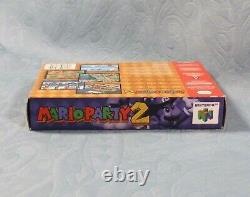 NINTENDO 64 GAME, MARIO PARTY 2, CIB, TESTED, WORKS 1st ED, 2000, MINT/BRAND NEW