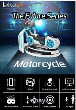 New Arcade Motorcycle Simulator Virtual Reality Shopping Mall 9d Motion VR Ride
