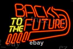 New Back To the Future Arcade Pinball Game Room Neon Sign 17x14