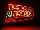 New Back To The Arcade Neon Light Sign 20x16 Decor Lamp Bar Artwork Game Room