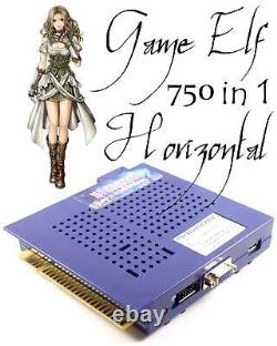 New Game Elf 750 Multi Arcade Games JAMMA Board CGA/VGA Output MAME Horizontal B