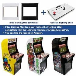 New Intec Gaming Genesis Fighting Stick For Arcade1Up Cabinet, Play Sega G