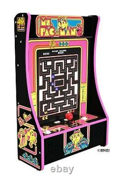 New, Ms. Pac-Man Partycade, Arcade1Up, 5-IN-1 Video Arcade Game Machine Galaga