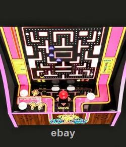 New, Ms. Pac-Man Partycade, Arcade1Up, 5-IN-1 Video Arcade Game Machine Galaga