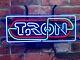 New Tron Video Game Room Arcade Lamp Neon Light Sign 17x8 Wall Room Real Glass