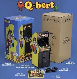 New Wave Toys Replicade Qbert X 1/6 scale Arcade Game Console. NEW IN BOX