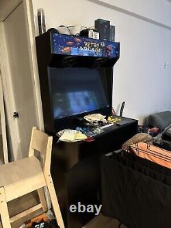 New custom build multi game retro arcade cabinet wood black with 10k+ games home