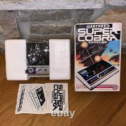 New in Box 1982 Entex Super Cobra Arcade Handheld Electronic Video Game Vintage