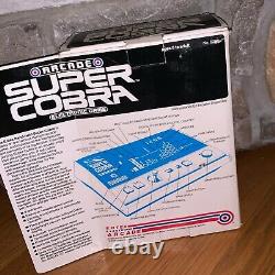 New in Box 1982 Entex Super Cobra Arcade Handheld Electronic Video Game Vintage