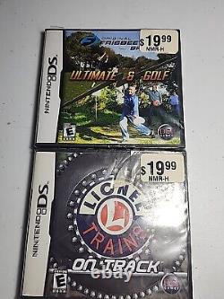 Nintendo DS Lot Sealed New Lot Of 15. Family Kids Lot Read