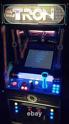 Original TRON Video Arcade Game Converted to Lit SuperCade! Extra Lighting, NEW