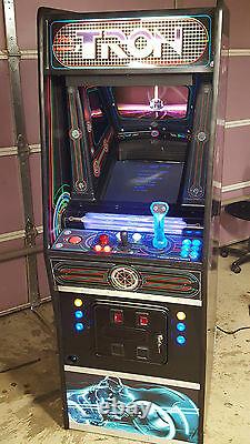 Original TRON Video Arcade Game Converted to Lit SuperCade! Extra Lighting, NEW